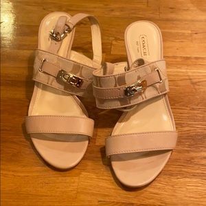 Size 8 COACH Sandals